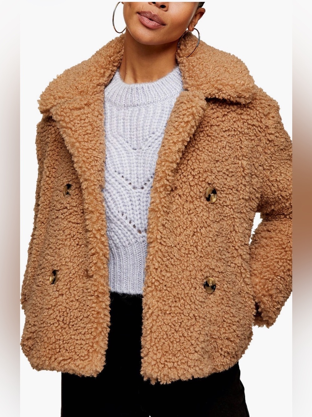 Topshop Teddy Jacket - Picture 1 of 6